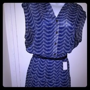 Gap blue & white dress